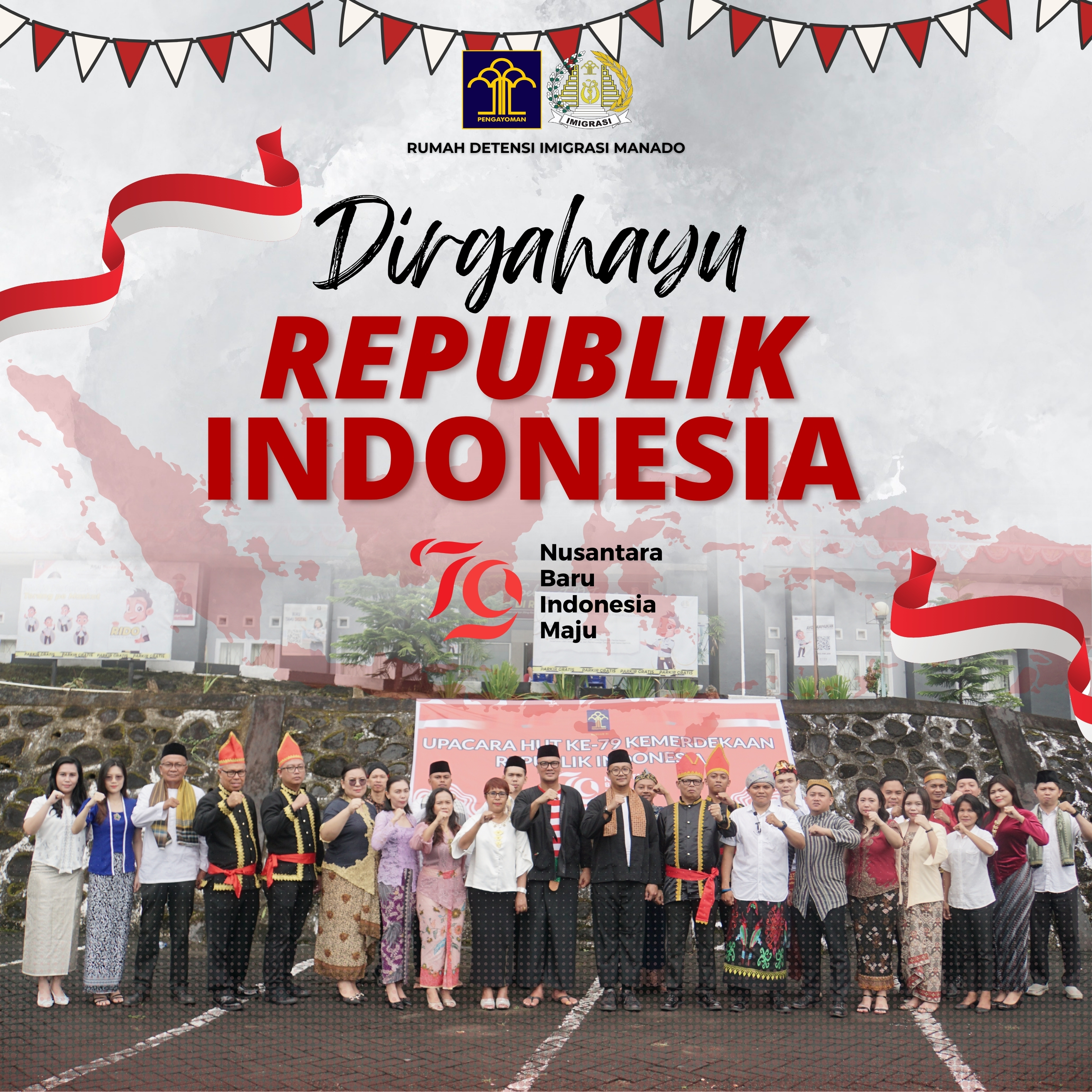 Merah dan Putih Ilustrasi Dirgahayu Republik indonesia Instagram Post1